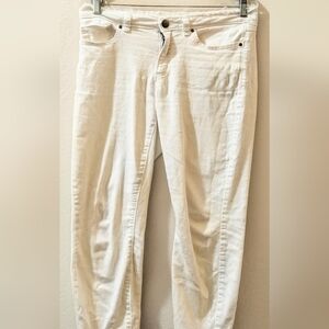 LC Lauren Conrad Women's Cream Skinny Jeans Size 8